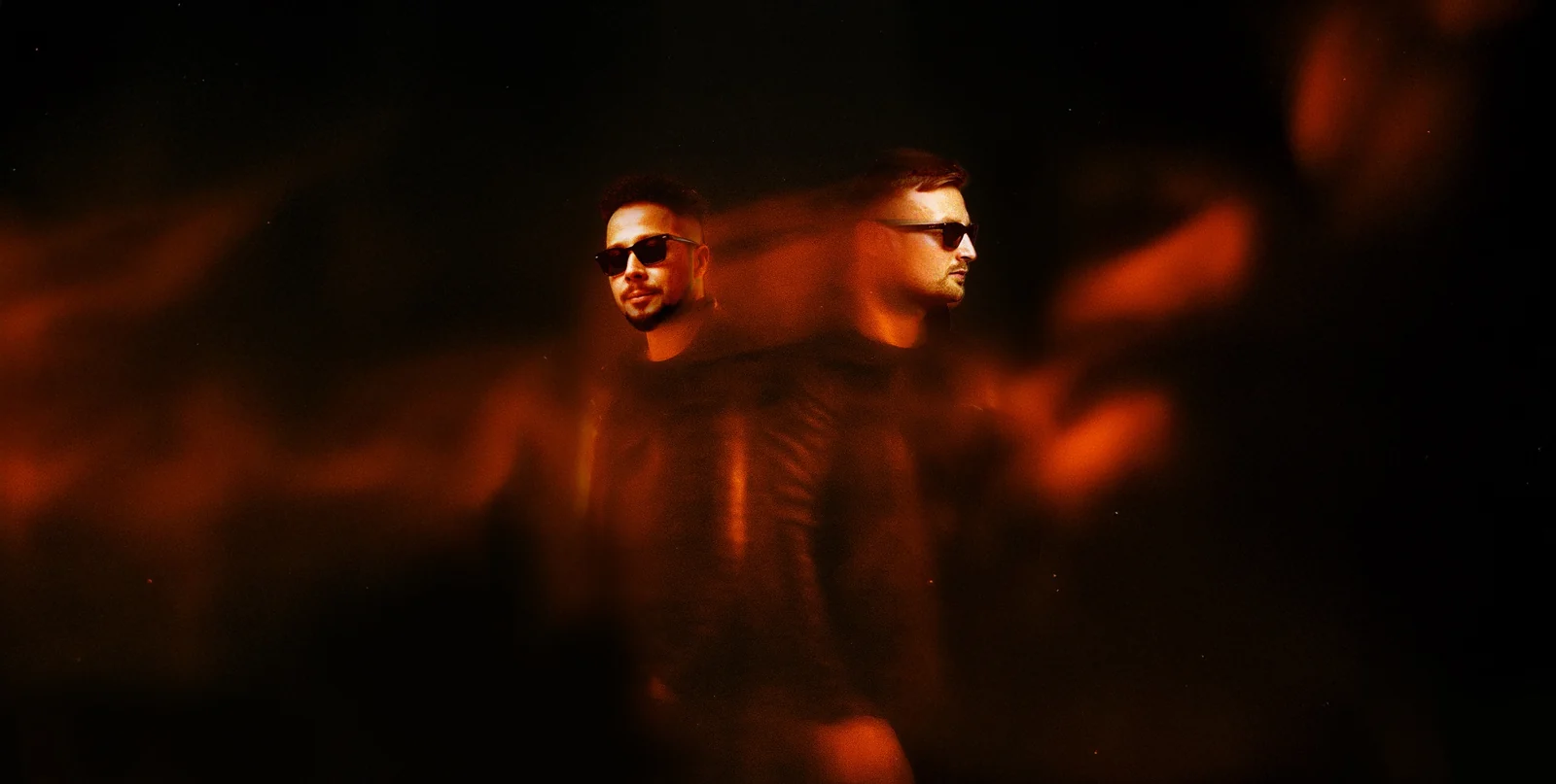OAKES duo in warm orange light